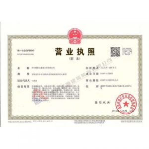 四川蜀振业建设工程有限公司营业执照