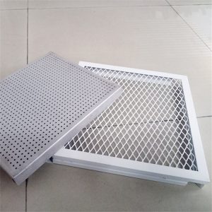 菱形扩张拉伸铝网板吊顶装饰 氟碳铝合金冲孔铝网板加工 厂家定制