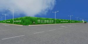 电力应急物资储备基地临时围挡建筑项目竣工简报